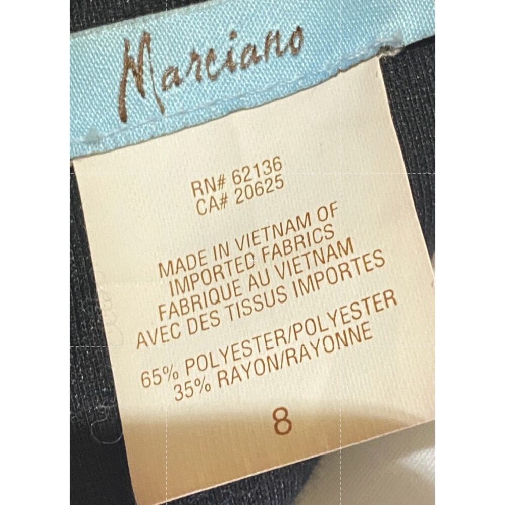 Marciano Los Angeles Womens 8 Black Career Mini Skirt Stretch Knit Pockets - Picture 3 of 6